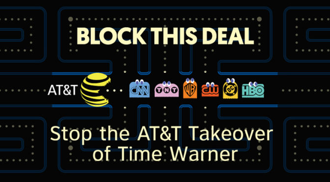 Dozen Media Change Groups Protest AT&T/Time-Warner Merger